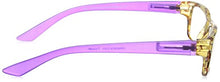 Load image into Gallery viewer, Peepers by PeeperSpecs Mocha Almond Chip Rectangular Reading Glasses, Tortoise/Purple, 49 mm + 2.5
