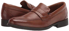 Load image into Gallery viewer, Clarks Men's Whiddon Loafer, Dark Tan Leather, 10.5