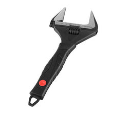 Load image into Gallery viewer, Lichamp 12-Inch Wide Jaw Adjustable Stubby Wrench with 60 mm Jaw Opening for Plumbing Automotive and Industry, Black
