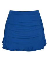 Load image into Gallery viewer, Hilor Women's Tankini Swimsuits Skirted Bikini Bottom Tummy Control Bathing Suits Bottom High Waisted Swim Skirt Blue 18