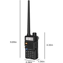 Load image into Gallery viewer, BAOFENG UV-5R Dual Band Two Way Radio (Black)