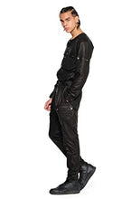 Load image into Gallery viewer, Leather Cargo Jumpsuit
