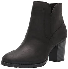 Load image into Gallery viewer, Clarks womens Verona Step Fashion Boot, Black Leather, 8.5 US