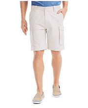 Load image into Gallery viewer, Nautica Men's Mini Ripstop Twill Cargo Short, Stone, 36W