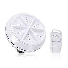 Load image into Gallery viewer, Kacsoo Mini Portable Washing Machine with Foldable Tub, 3 in 1 Personal Rotating Ultrasonic Turbines Compact Washer USB Powered for Camping Apartments Dorms RV Business Trip Clothes