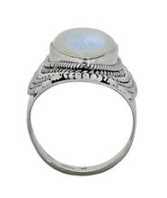 Load image into Gallery viewer, YoTreasure Rainbow Moonstone Ring 925 Sterling Silver Jewelry (11)