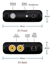 Load image into Gallery viewer, Audioengine D1 24-Bit DAC, Premium Desktop Digital to Analogue Converter & Headphone Amplifier