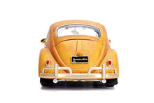 Load image into Gallery viewer, Jada Toys Transformers Bumblebee Volkswagen Beetle Die-cast Car, 1:24 Scale Vehicle & 2.75" Charlie Collectible Metal Figurine