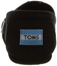 Load image into Gallery viewer, TOMS Women's Classic Alpargata Slip-On Shoe Black On Black Canvas 7 M