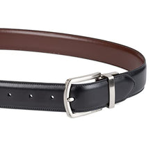 Load image into Gallery viewer, Tommy Hilfiger Men's Reversible Belt, Rich Black/Brown, Medium (34-36)