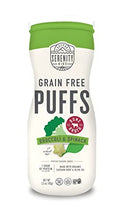 Load image into Gallery viewer, Serenity Kids Grain Free Puffs Variety Pack with Carrot & Beet, Broccoli & Spinach, and Tomato & Mushroom Puffs, 1.5 Ounce Container (6 Pack)