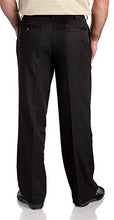 Load image into Gallery viewer, IZOD Men's Golf Microsanded Flat Front Classic Fit Pant, Black, 30W x 32L