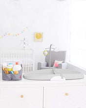 Load image into Gallery viewer, Skip Hop Changing Pad: Easy-Clean Cushioned Foam Diaper Changing Pad with Tuck-Away Toy Bar, Grey