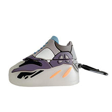 Load image into Gallery viewer, BlossomingLove Compatible with AirPods Case Keychain Full Protective Premium PVC Soft Rubber Silicone Cover Fashion Dope Self-Design Night Glow 700 Sneaker Skin for AirPods Charging Case (700)