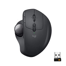 Load image into Gallery viewer, Logitech MX Ergo Wireless Trackball Mouse – Adjustable Ergonomic Design (Bluetooth or USB), Graphite & K350 2.4Ghz Wireless Keyboard