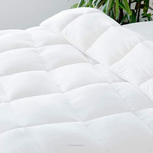 Load image into Gallery viewer, Linenspa All-Season White Down Alternative Quilted Comforter - Corner Duvet Tabs - Hypoallergenic - Plush Microfiber Fill - Machine Washable - Duvet Insert or Stand-Alone Comforter - Queen
