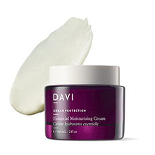 Load image into Gallery viewer, DAVI Essential Moisturizing Cream with Blue Light Protection | Daily Hydrating Face Moisturizer for Women & Men with Normal Skin Types | All Natural | Non-GMO | Paraben-Free | Cruelty-Free | 2.0 Fl Oz Jar