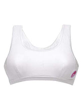 Load image into Gallery viewer, D'chica Cotton Girls Training Sports Bra - Wide Strap, Non Padded, Regular Fit Athleisure Bras for Teenager - Pack of 5