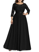 Load image into Gallery viewer, Ever-Pretty Womens PlUSSize Wedding Party Maternity Formal Dress Black US16