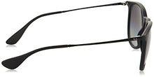 Load image into Gallery viewer, Ray-Ban unisex adult Rb4171 Erika Sunglasses, Black Rubber/Grey Gradient Grey Polarized, 54 mm US