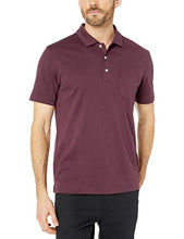 Load image into Gallery viewer, Amazon Essentials Men's Slim-Fit Pocket Jersey Polo, Port, X-Large