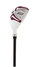 Load image into Gallery viewer, Aspire X1 Ladies Womens Complete Golf Club Set Includes Driver, Fairway, Hybrid, 6-PW Irons, Putter, Stand Bag, 3 H/C's Purple - Regular or Petite Size! (Regular, Right Handed)