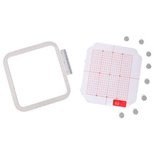 Load image into Gallery viewer, Metal/Magnetic Quilter Hoop for Brother/Babylock Embroidery Machine 8'x8' (SA446) NV6000D Quattro NV6700D NV6750D 6000D, 6700D 6750D XV8500D XV8550D Dream Machine