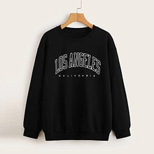 Load image into Gallery viewer, Hemlock Teen Girls Sweatshirts Crewneck Long Sleeve Tops Letter Print Sweatshirt Pullover Juniors Back to Sschool Tops