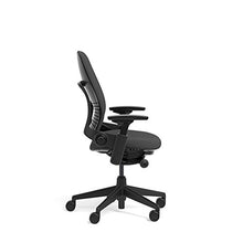 Load image into Gallery viewer, Steelcase Leap Chair, Black Fabric,FBA_,5" Cylinder -