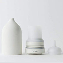 Load image into Gallery viewer, Vitruvi Stone Diffuser, Ceramic Ultrasonic Essential Oil Diffuser for Aromatherapy, White, 90ml Capacity