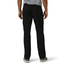 Load image into Gallery viewer, Wrangler Authentics Men's Big & Tall Relaxed Fit Cargo Pant, Black Twill, 44W x 30L