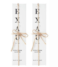 Load image into Gallery viewer, EXAU Italian Extra Virgin Olive Oil - Polyphenol Rich Olive Oil Made in Italy - Non GMO, Cold Pressed Olive Oil for Cooking - 2022 Harvest - DUE² Gourmet Olive Oil Gift Set with Lina & Turi, 16.9 fl. oz. x 2