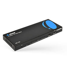 Load image into Gallery viewer, 4K 1x4 HDMI Splitter by OREI - 1 Port to 4 HDMI Display Duplicate/Mirror - Powered Splitter Ver 1.4 Certified for Full HD 1080P High Resolution & 3D Support (One Input To Four Outputs) - HD-104 Black