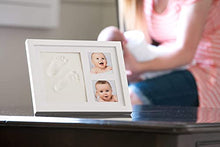 Load image into Gallery viewer, Baby Handprint and Footprint Kit | Keepsake For Newborn Boys & Girls, Baby Girl Gifts & Baby Boy Gifts, New Mom Baby Shower Gifts, Baby Milestone Picture Frames Baby Registry, Nursery Decor