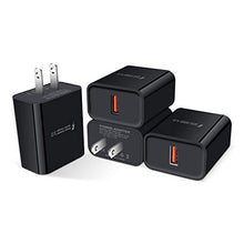 Load image into Gallery viewer, Quick Charge 3.0 Wall Charger, 4Pack 18W 3Amp Fast Charging Block Cube Plug for Samsung Galaxy S22/S21/S21 Ultra/S20 FE Note 20 Ultra A13 A02S A12 A32 A42 A52 A10E A11 A21 A51 S10 S9 S8 S7 Edge S6 J7
