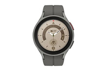 Load image into Gallery viewer, SAMSUNG Galaxy Watch 5 Pro 45mm LTE Smartwatch w/ Body, Health, Fitness and Sleep Tracker, Improved Battery, Sapphire Crystal Glass, Titanium Frame, GPS Route Tracking, US Version, Gray