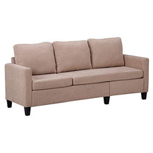 Load image into Gallery viewer, Bonnlo Convertible Sectional Sofa L Shaped Sectional Couch Small 3-Seater Sectional Sofas,Modern Living Room Sectional Sofa Couch with Reversible Chaise (Beige)