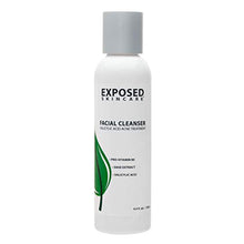 Load image into Gallery viewer, Exposed Skin Care Facial Cleanser Acne Treatment Step 1 – Complete Breakout Eliminating Face Wash for Teens/Adults - Gentle Natural Tea Tree and Salicylic Acid - 4 Fluid Ounces