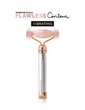 Load image into Gallery viewer, Finishing Touch Lumina Lumina Lumina Flawless Contour Vibrating Facial Roller & Massager, Rose Quartz