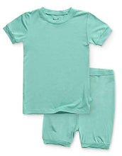Load image into Gallery viewer, Boys Short Sleepwear Pajamas 2pcs Set Colorful Creammint XL