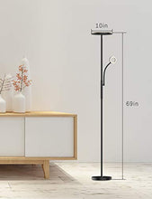 Load image into Gallery viewer, LED Floor Lamps - Standing Lamp with Flexible Gooseneck Reading Light, 2000 Lumens Full Range Dimmable with 3-Color Temperature for Living Room, Bedroom, Office