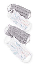 Load image into Gallery viewer, Z Supply Women's Face Covering 4 Pack, Multi/Grey, One Size