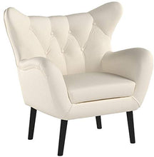 Load image into Gallery viewer, Christopher Knight Home Seigfried Velvet Arm Chair, Ivory