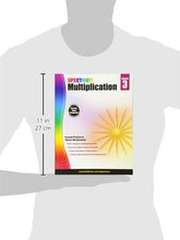 Load image into Gallery viewer, Spectrum Multiplication Workbook Grade 3, Multiplying Through 100 and Multiplication With 1- and 2-Digit Numbers, Classroom or Homeschool Curriculum
