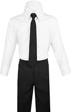 Load image into Gallery viewer, Boys Black Tuxedo Suit with Tie Young Boys Youth Size 18
