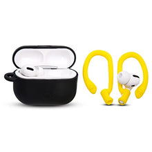 Load image into Gallery viewer, WC HookZ - Upgraded Over Ear Hooks for AirPods Pro & AirPods 1, 2 & 3-2 Size Pairs Included in Package, Made by Wicked Cushions | Neon Yellow