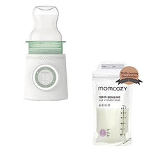 Load image into Gallery viewer, Momcozy Portable Bottle Warmer for Travel & Momcozy Breastmilk Storing Bags 120pcs