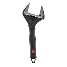 Load image into Gallery viewer, Lichamp 12-Inch Wide Jaw Adjustable Stubby Wrench with 60 mm Jaw Opening for Plumbing Automotive and Industry, Black