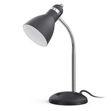 Load image into Gallery viewer, LEPOWER Metal Desk Lamp, Eye-Caring Table Lamp, Study Lamps with Flexible Goose Neck for Bedroom and Office (Sandy Black)