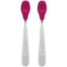 Load image into Gallery viewer, OXO Tot Feeding Spoon Set with Soft Silicone- Pink